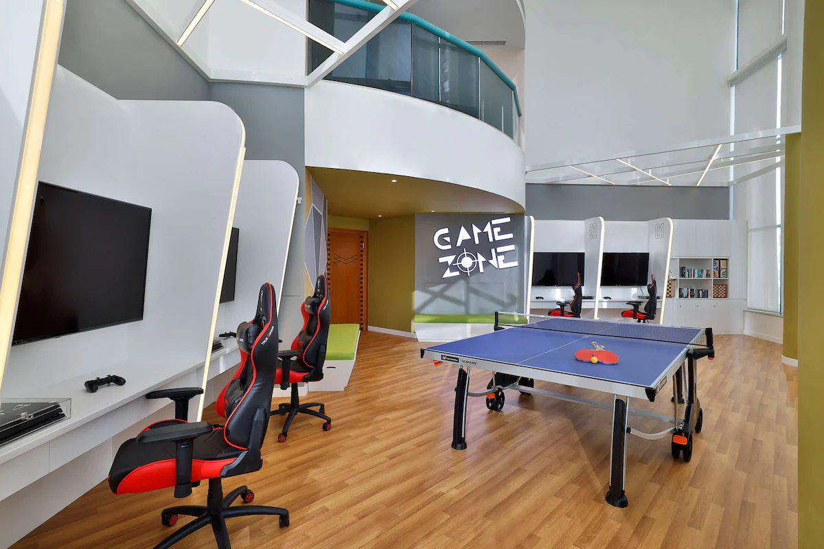 سالن بازی هتل هیلتون دبی جمیرا